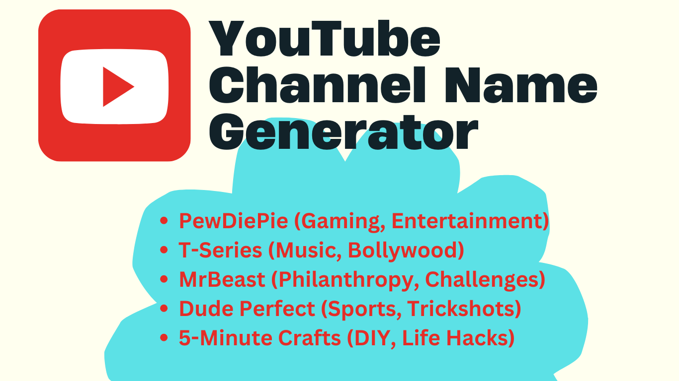 YouTube Channel Name Generator